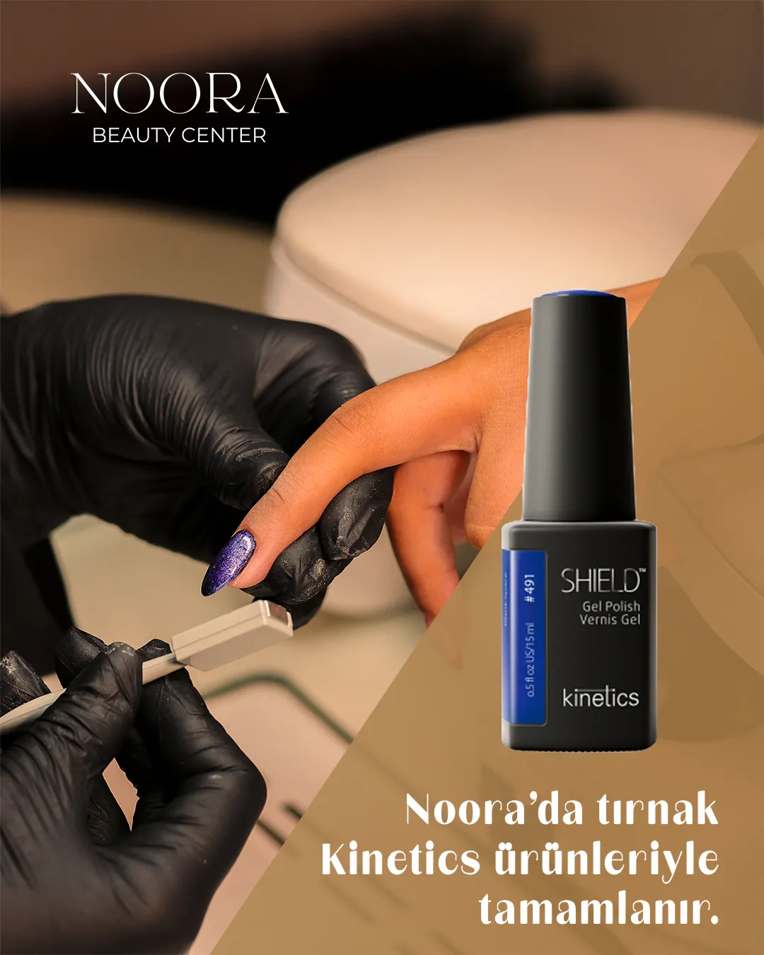 Kinetics Shield Kalıcı Oje Blank Space 491